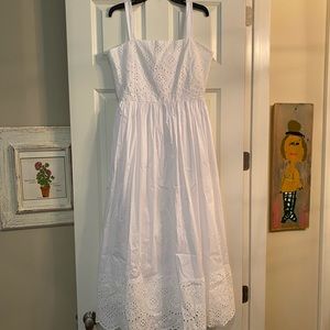 Vineyard Vines smocked eyelet maxi dress